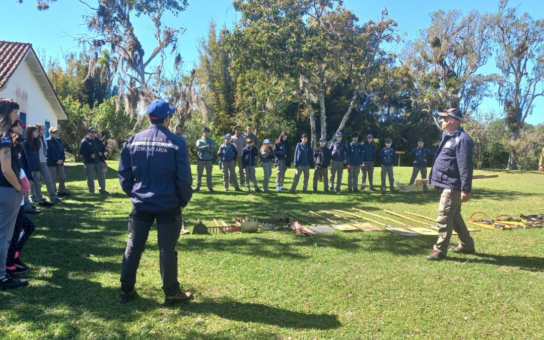 Oficinas de Combate a Incêndio reforçam prevenção a incêndios florestais em Palhoça
