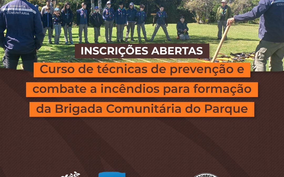 Curso inédito de combate a incêndios florestais busca formar brigada comunitária do Parque Tabuleiro
