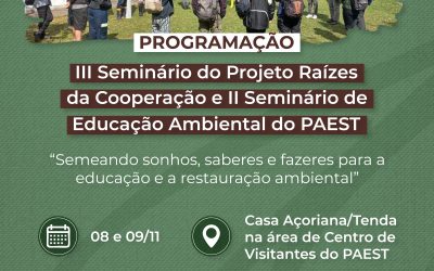 49 anos do Parque Tabuleiro: seminários destacam ações de educação e restauração ambiental